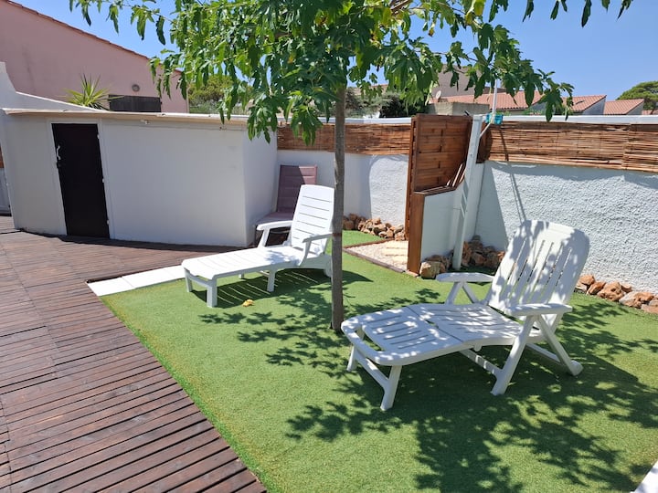 Charmante Maisonnette Bord De Mer - Leucate
