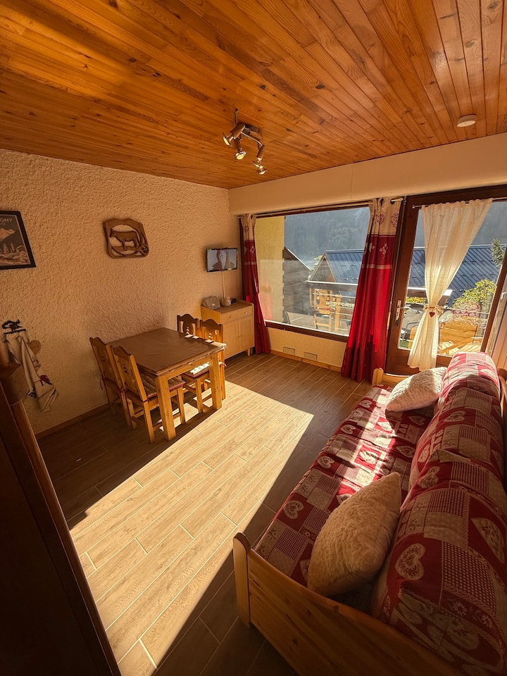 Appartement T2 Avec Terrasse Au Pied Des Pistes - Champagny-en-Vanoise