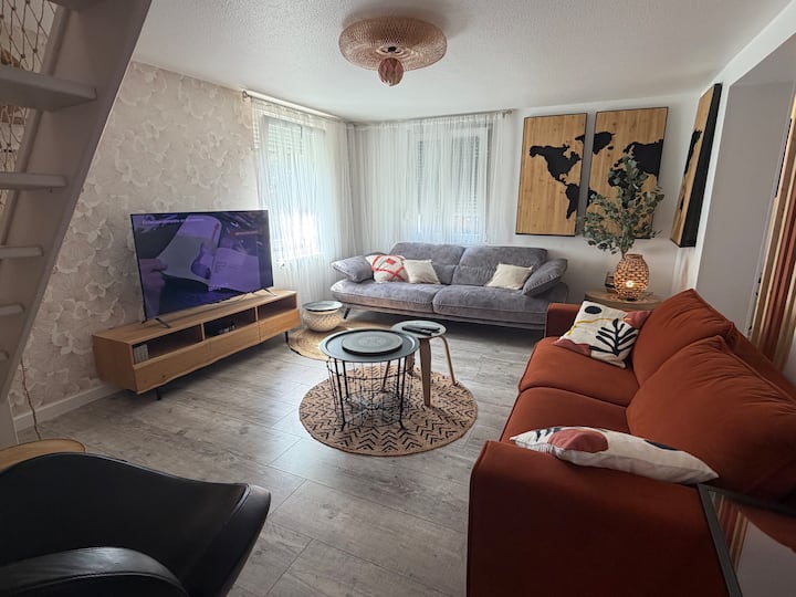 L'escale Alsacienne - Duplex 8 Voyageurs - Sasbach am Kaiserstuhl