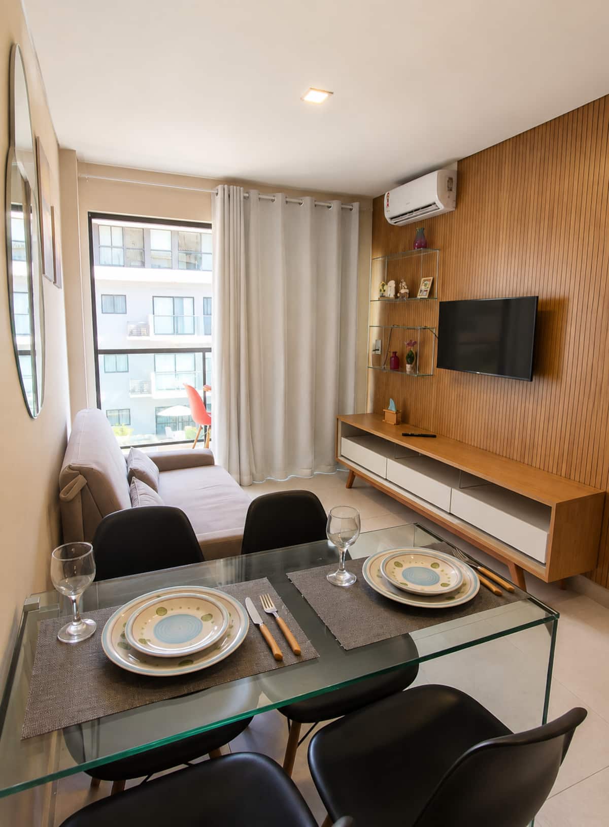 Flat com varanda para a piscina · centro a 7 min em Porto de Galinhas