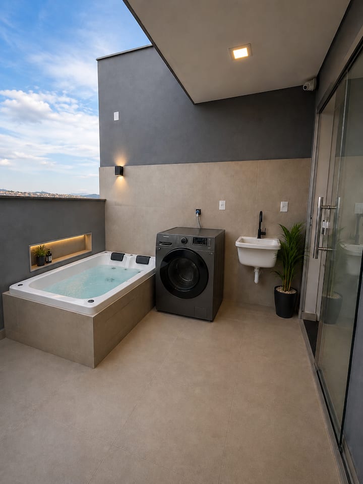 Apartamento Privativo Com Banheira E ÁRea Externa - Betim