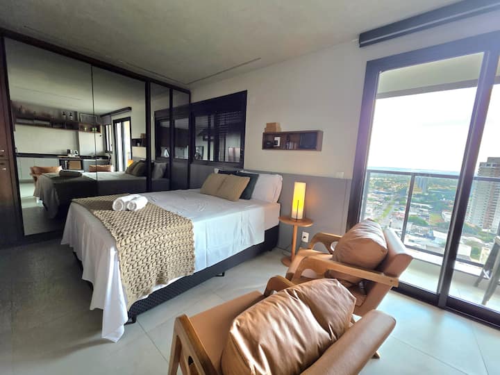 Studio Boutique  Wi-fi, Self Check-in & Garage - Dourados