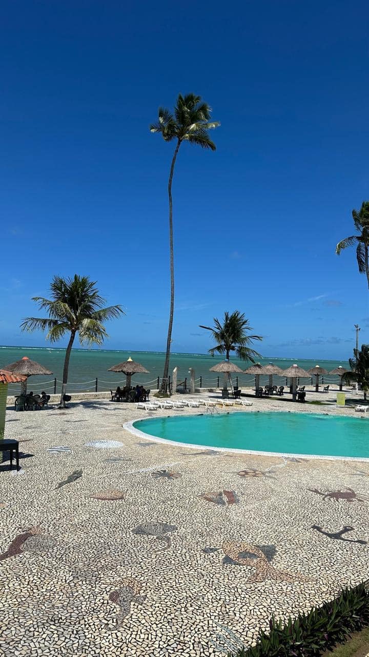 Flat 14 Com 02 Quartos Pé Na Areia - Maragogi