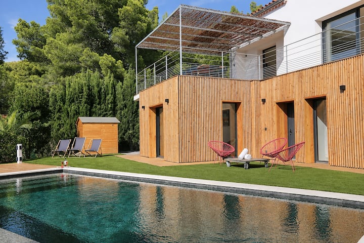 "Villa Nautic" La Madrague, Piscine, Vue Mer - La Ciotat