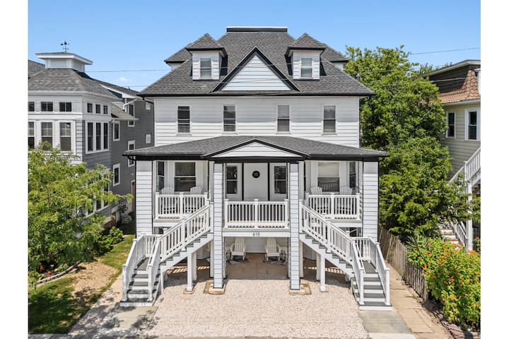North End 11br | Walk To Beach | Sleeps 26 - New Jersey