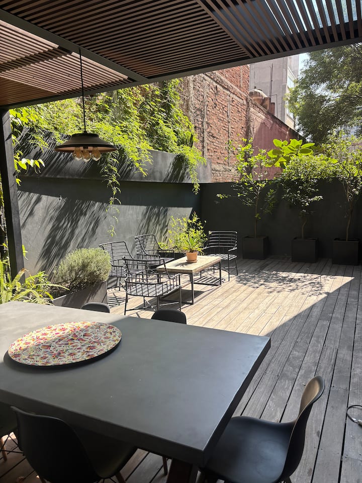 Alvaro Obregon High End Flat | Kings & Terrace Gem - Mexico