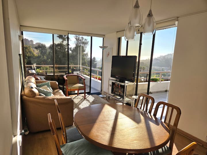 Departamento 3d 2b, 2 Terrazas Con Vista Al Mar 7p - Viña del Mar
