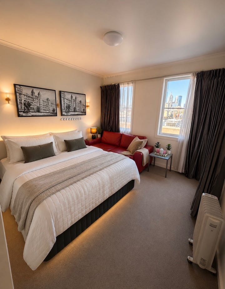 Stylish 2br Carlton Apartment With City Views - ブランズウィック