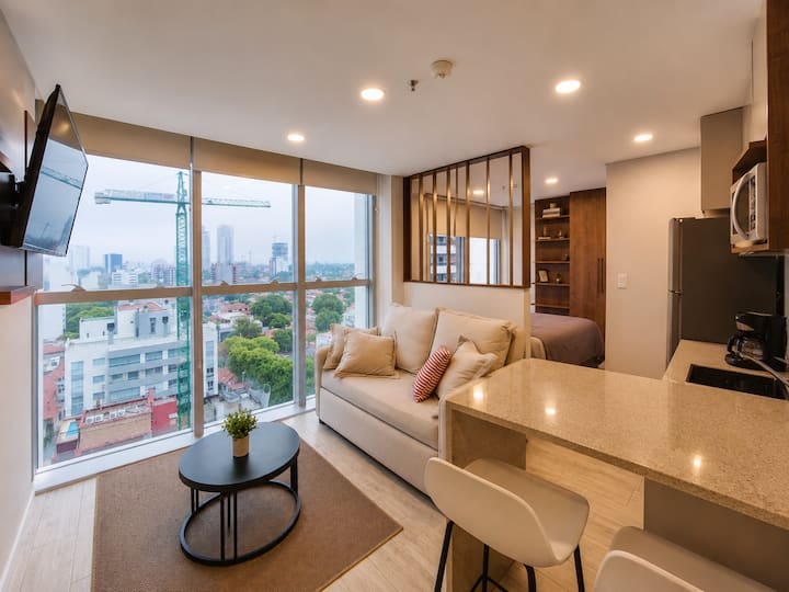 Loft Con Vista Panorámica En ÚNico Molas López - Paraguay