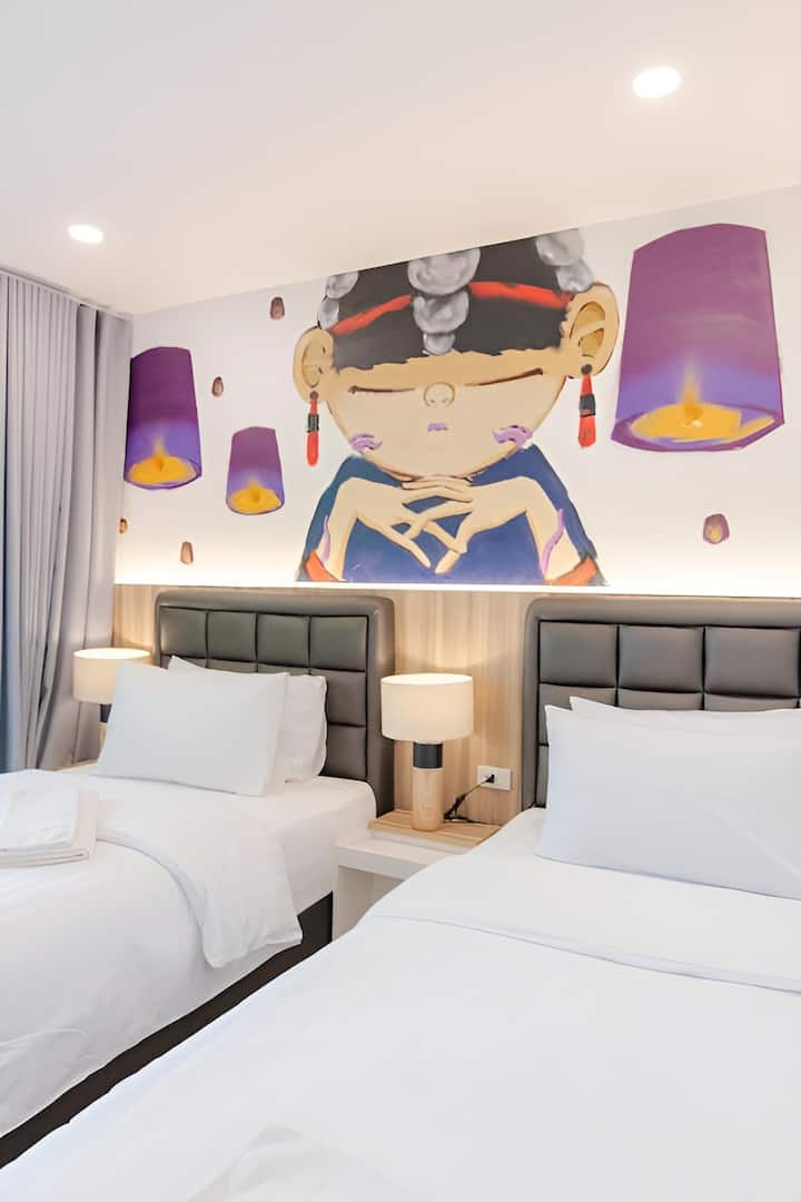 Nine-kai-mon In Chiang Mai - Deluxe Twin Room - Chiang Mai