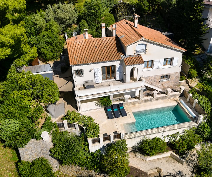 Villa Milina - Piscine Chauffée & Vue Mer - Carqueiranne