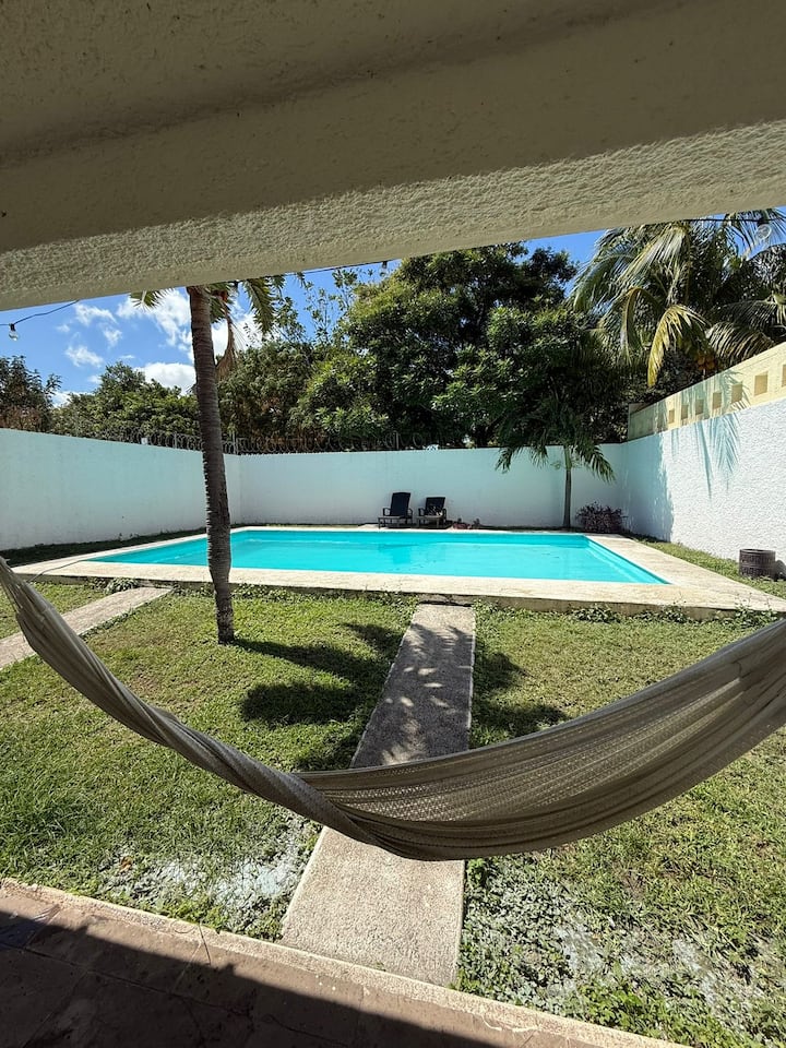 Casa Con Alberca Privada A 5 Min De La Zona Hotel - Cancún