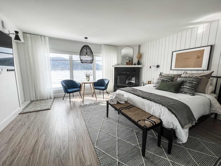Loft Romantique Au Bord Du Lac Des Sables Avec Bai - Sainte-Agathe-des-Monts
