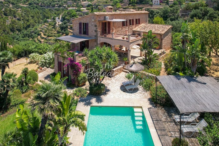 Finca Tramuntana Mit Meerblick Und Sonnenuntergang - Banyalbufar