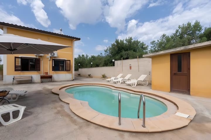 Villa Rosa Con Piscina - Trappeto