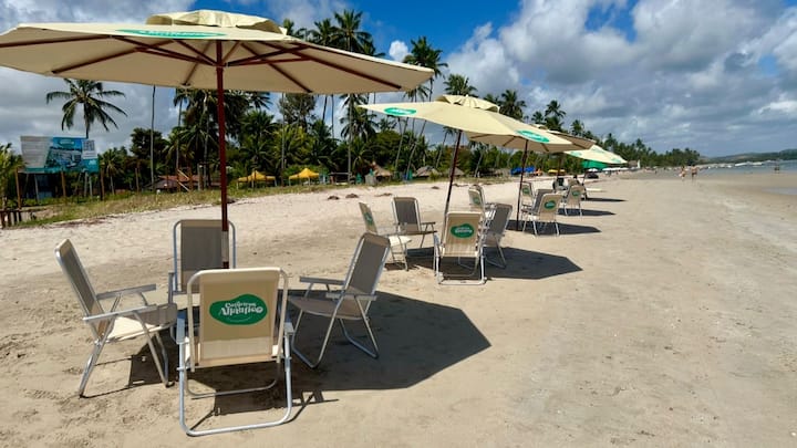 Pezinho Na Areia E Frente Piscina. - Praia dos Carneiros