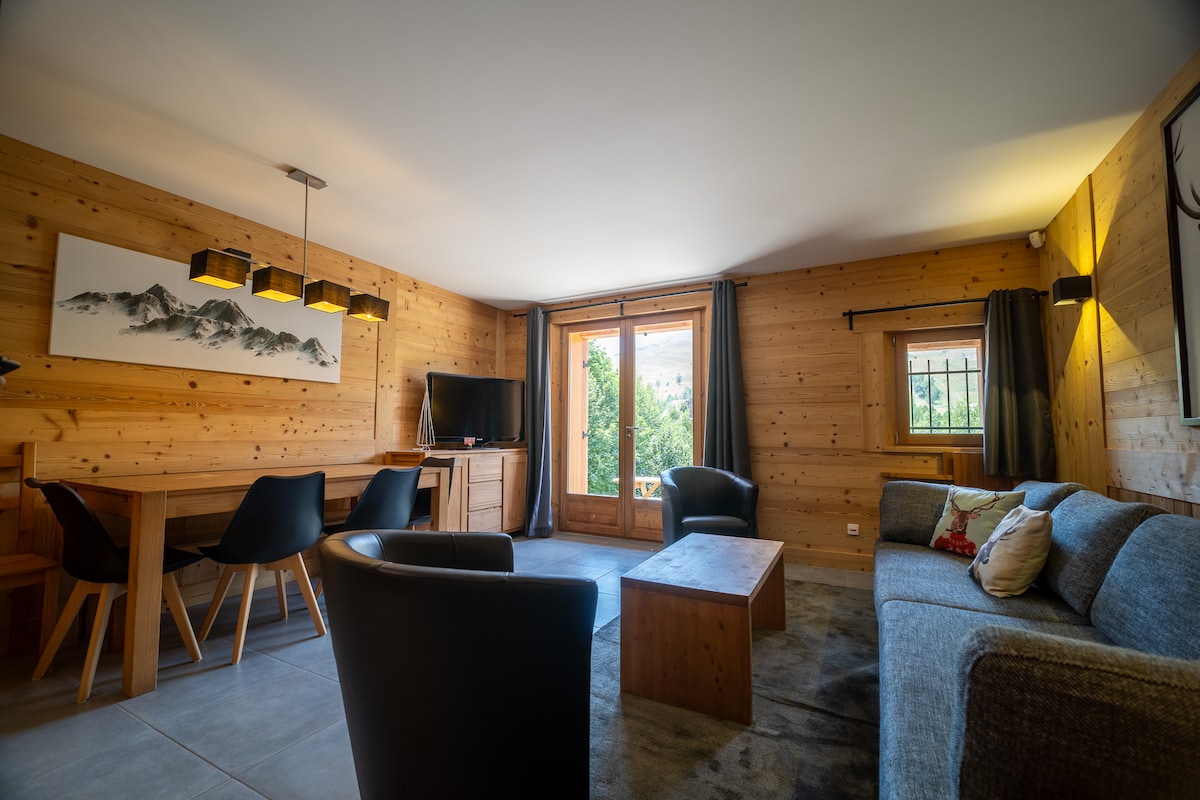Charme Alpin — grand logement 8 personnes aux 2 Alpes, skis aux pieds — photo 4