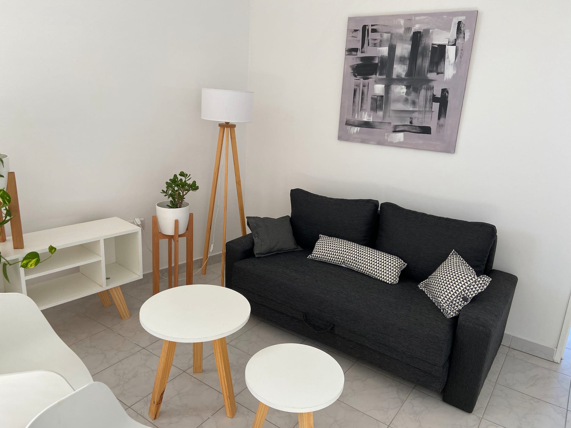 Furnished apartment with balcony