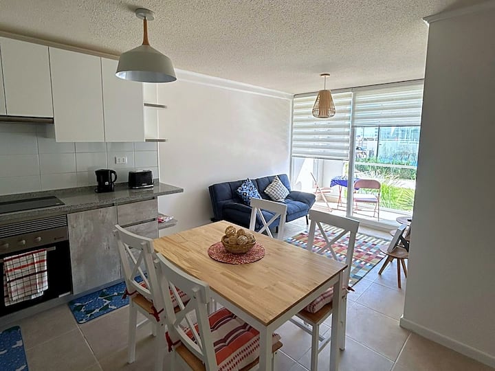 Depto. En Condominio C/piscina A 5 Min Playa (4p) - La Serena
