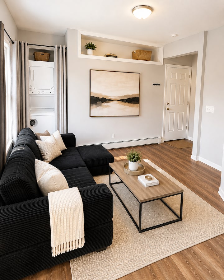Stylish Furnished 1br | 5 Min Walk To Newark Penn - ニューアーク, NJ