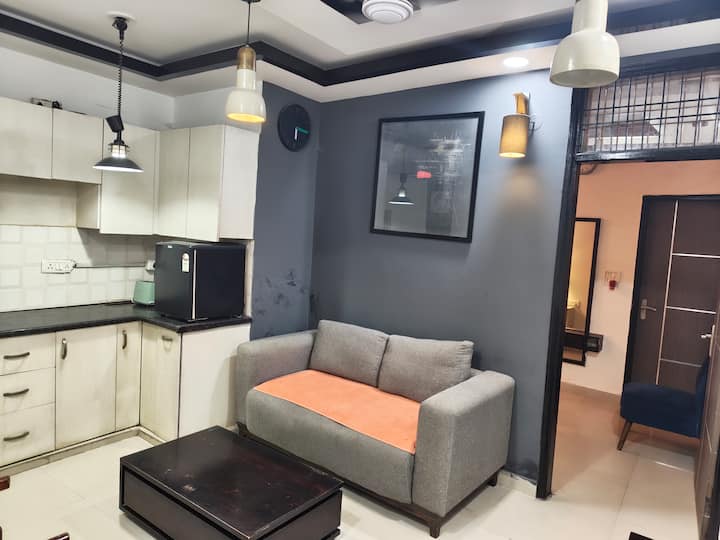 Waffle | Apartment | Airport Metro | 1bhk - New Delhi