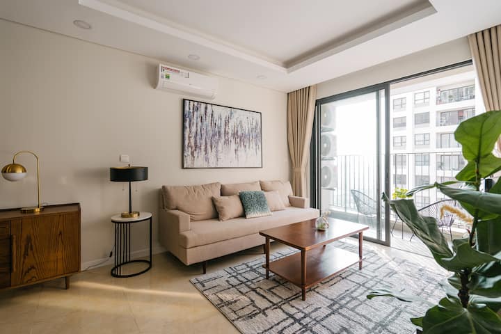 Vinhomes D'capitale | Kitchen & Bacony View | 2brs - China