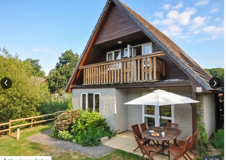 Cosy 3 Bed Lodge In 35 Acre Park With Heated Pool - Devon