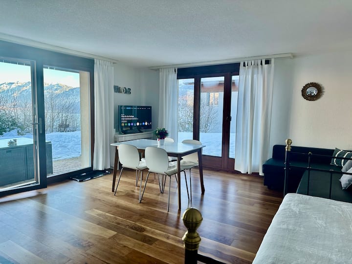 Lake Mountain View From Bed* Free Parking - Faulensee