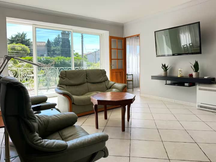 Villa 3ch - Clim - Fibre - Parking - Saint-Cyr-sur-Mer