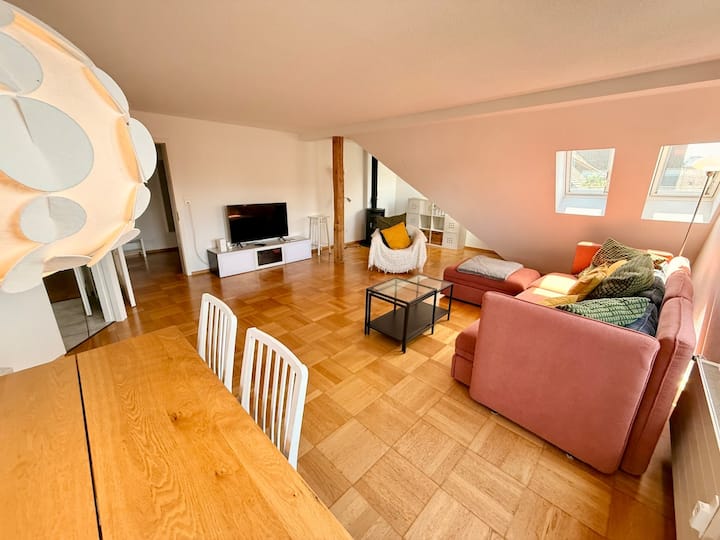 Quiet 2-bedroom Attic-apt In Center - Bern