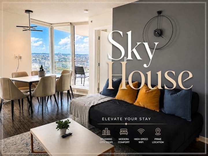 High-floor 3br/2ba | Free Parking  City Views - 밴쿠버