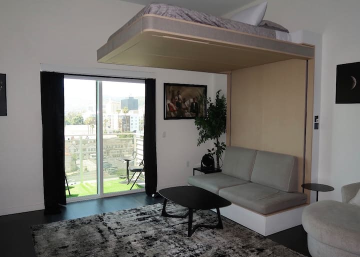Luxury Studio With Great View, Parking, Gym, Pool - 로스앤젤레스