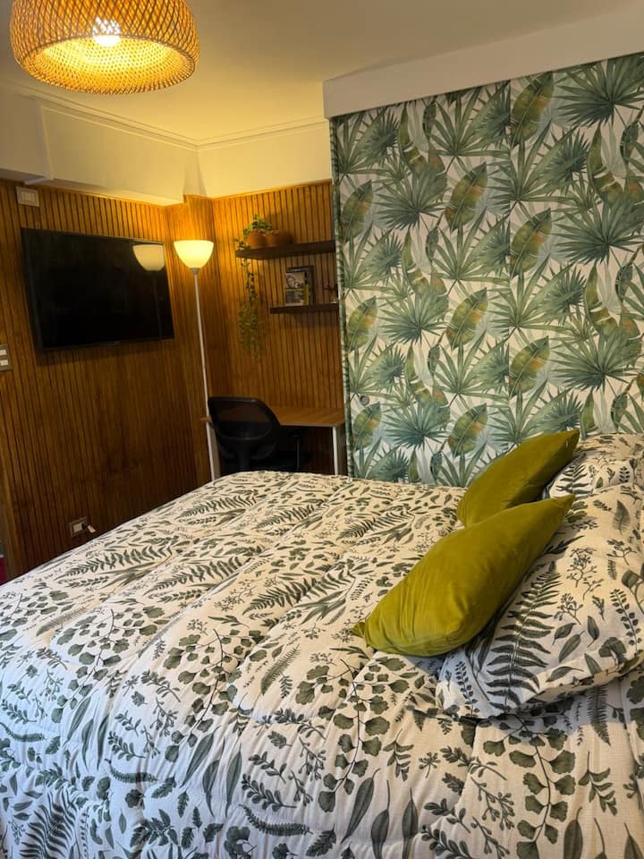 Casita Interior Con Pato Privado Para 2 Personas - Las Condes