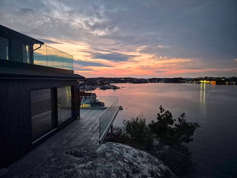 Amazing view. Private jetty and bathing platform.