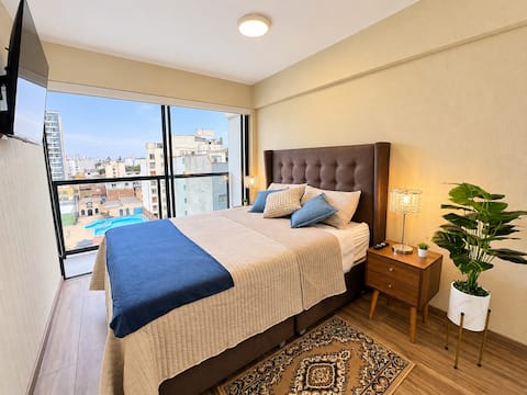 Cozy apartment with balcony and view in San Miguel