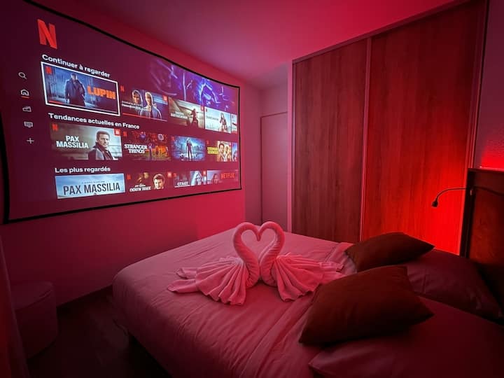 Suite ÉVasion - Terrasse & Vidéoprojecteur - Montpellier