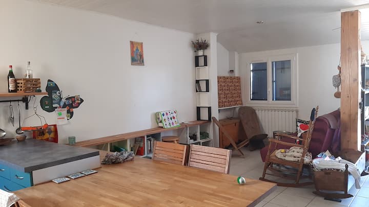 Bel éTage Familial & Calme Avec Jardin - Givors