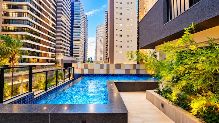 Goiânia/ Liv Urban/ Piscina/ Academia/ Sofá-cama - Goiânia