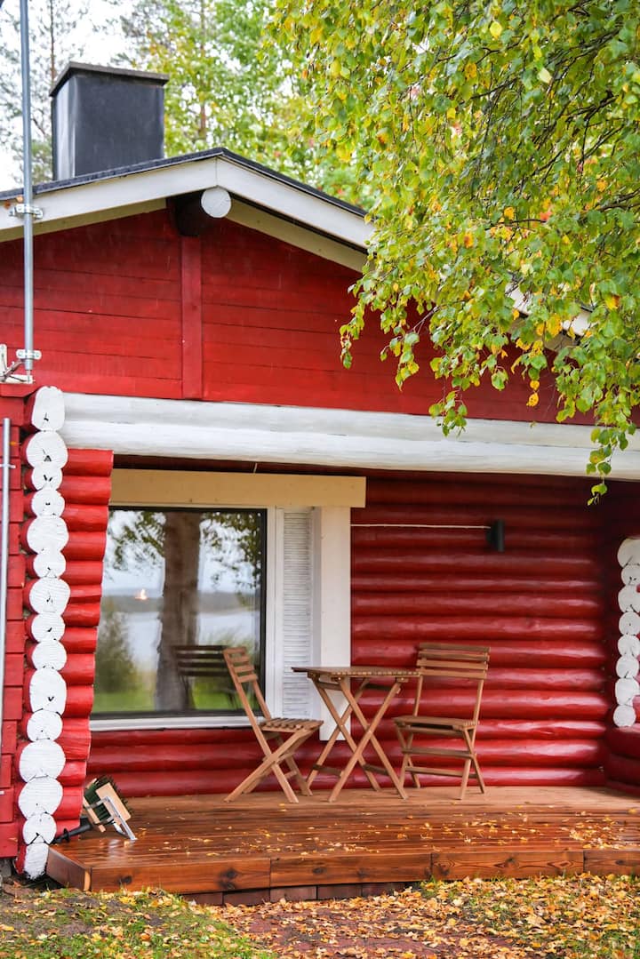 Loghouse Vika - Private Lakeside Cabin With Sauna - Rovaniemi