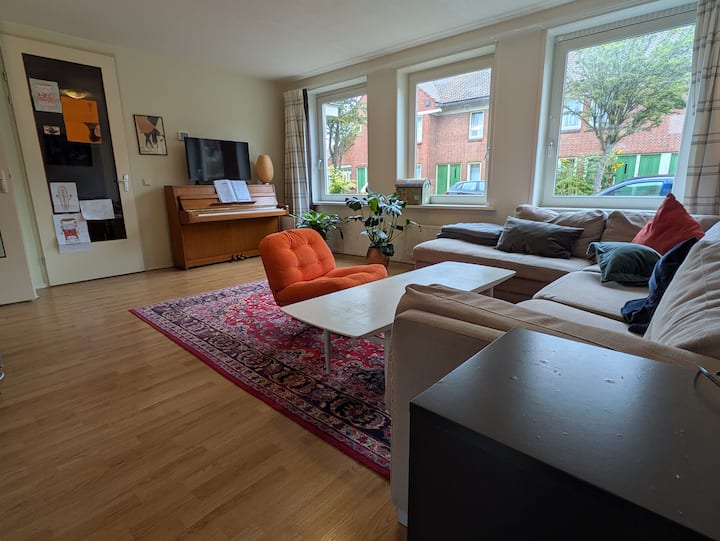Ruim Huis 3-verdiepingen (Tuin, Airconditioning) - Amsterdam