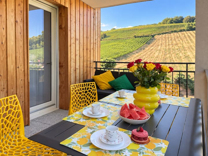 Belle Vue Du Kirchberg  T2 Neuf Face Aux Vignes - Barr
