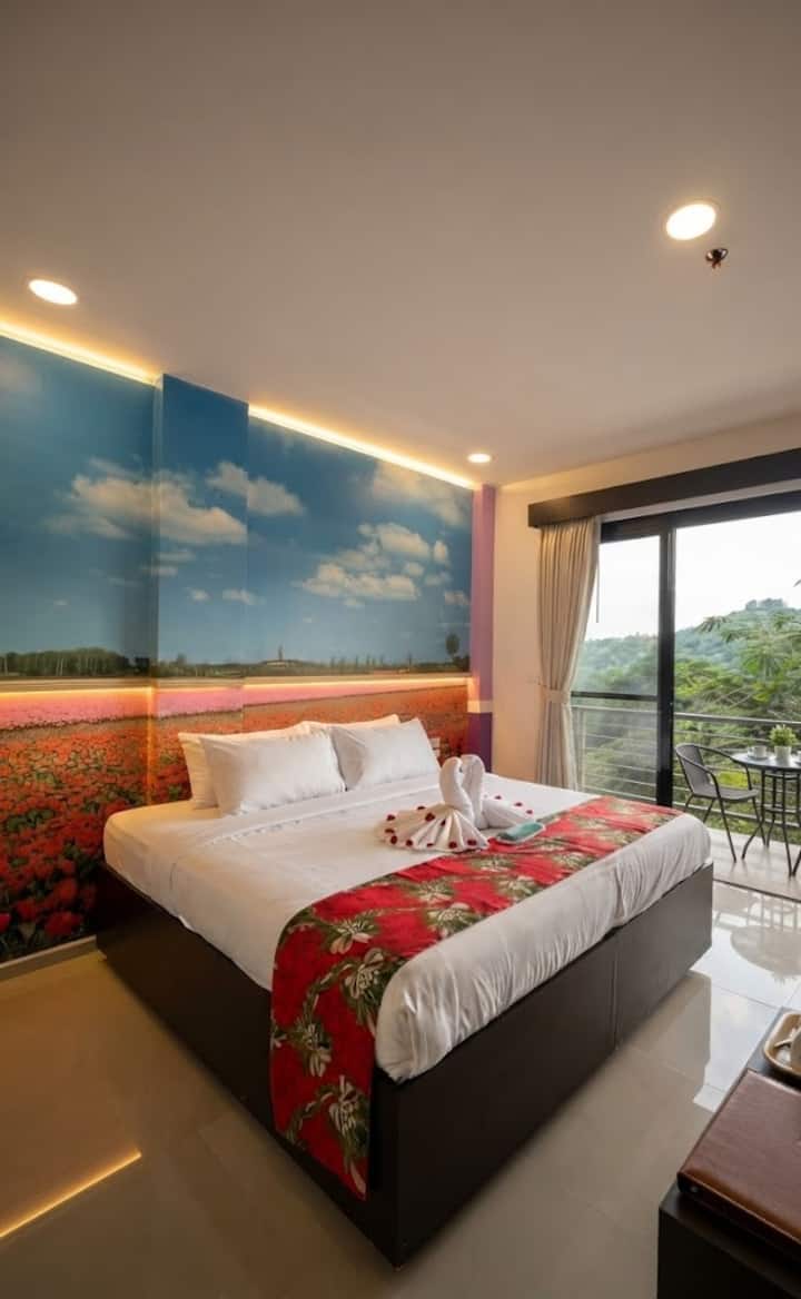 With Balcony And Mountain View - Tanay