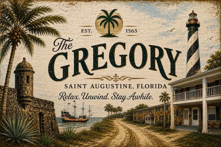 The Gregory
You're Old Florida Island Getaway - St. Augustine, FL