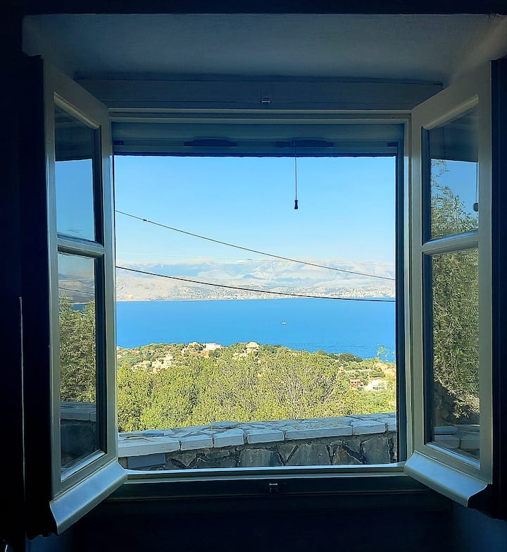 Casa Lilia | Kassiopi Stone Retreat & Sea View - Kalami