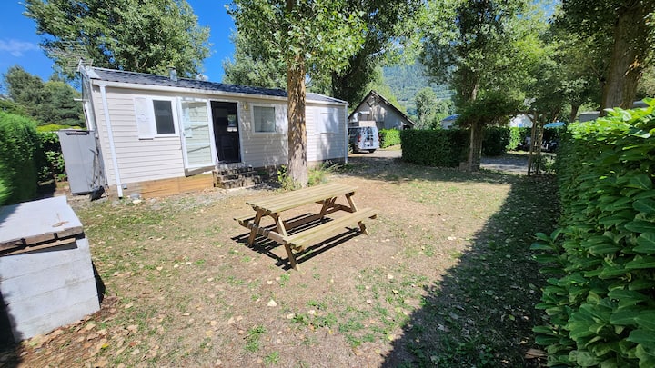 Mobile Home Dans Un Camping 4 * Ménage Inclus - Saint-Lary-Soulan