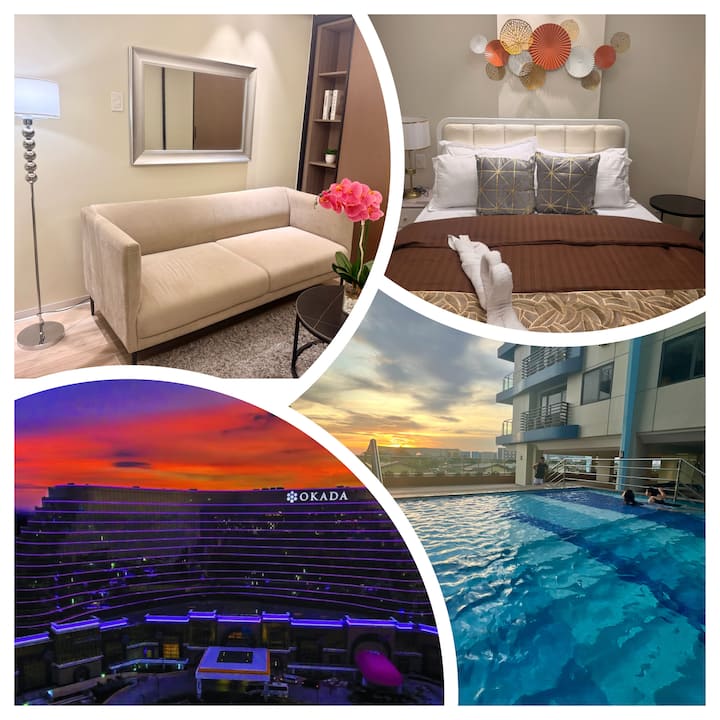 Free Pool & Parking For 5 Near Moa Okada Airport - Filipinas
