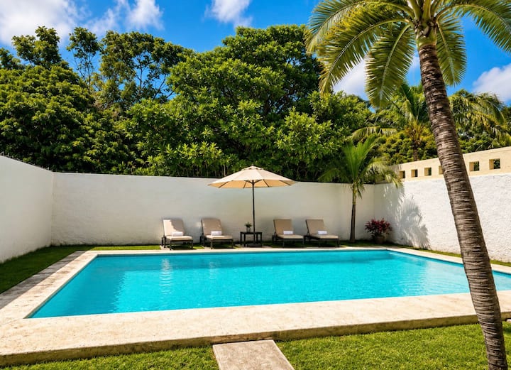 Casa A 3 Min De La Zona Y Plazas Con Alberca - Cancún