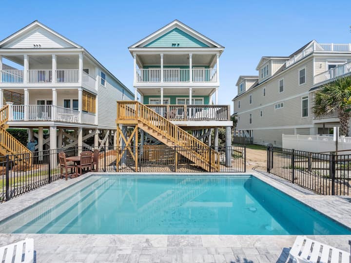 Home W/ Beach Views & Private Pool Near Surfside Pier - Surfside Beach, SC