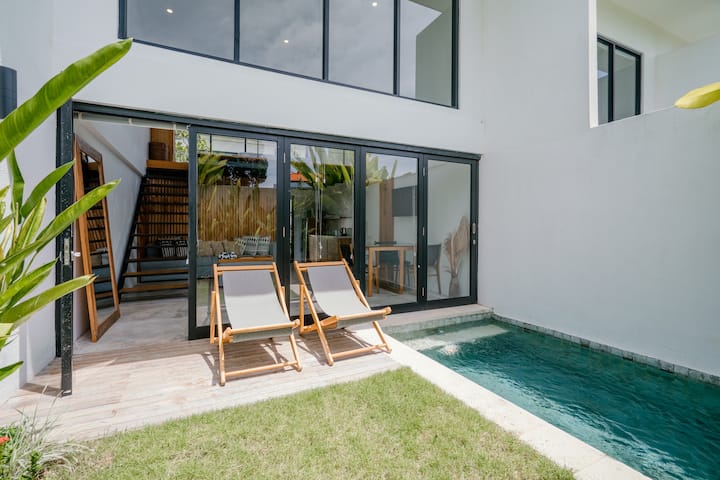 Tropical Loft Duplex Canggu With Private Pool - Australien