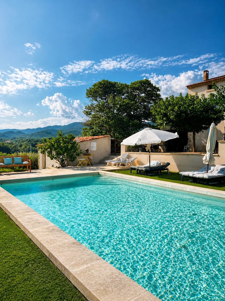 Ferme Riganel  Grand Gîte Avec Piscine - Luberon - Provence-Alpes-Côte d'Azur (PACA)